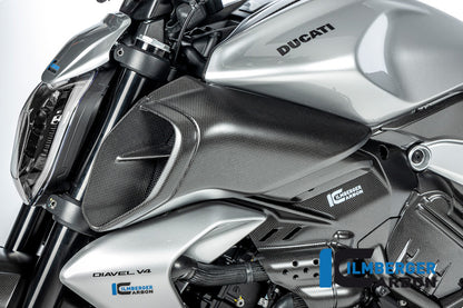 Left air tube cover Ducati Diavel V4 from 2023