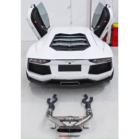 Lamborghini Aventador LP700-4 and LP720-4 Catalyst Delete Pipes - Ceramic
