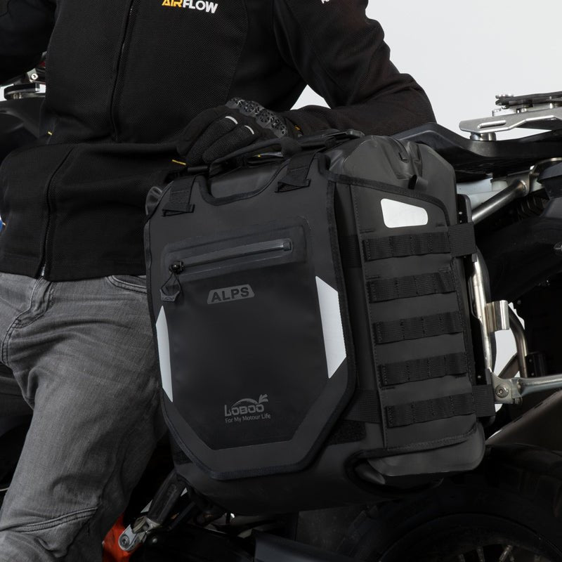 Alps Inflatable Side Bags (30L+30L) With Aluminum Alloy Rack Plates