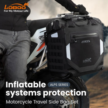 Alps Inflatable Side Bags (30L+30L) With Aluminum Alloy Rack Plates