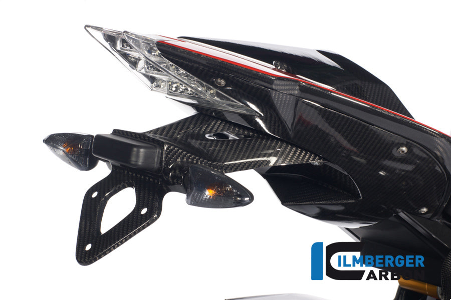 License plate holder carbon