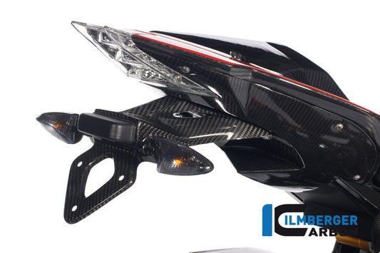 License plate holder carbon