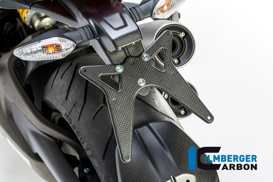 License Plate Holder Carbon Ducati Monster 1200 / 1200 S matte finish