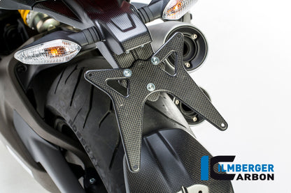 License Plate Holder Carbon Ducati Monster 1200 / 1200 S matte finish
