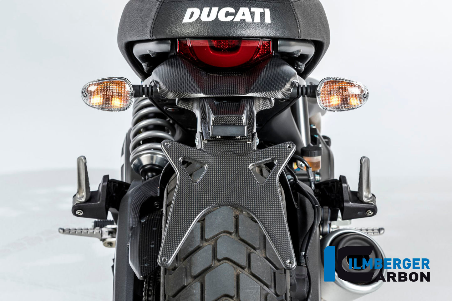 Upper Numberplate Holder matt Ducati Scrambler'16