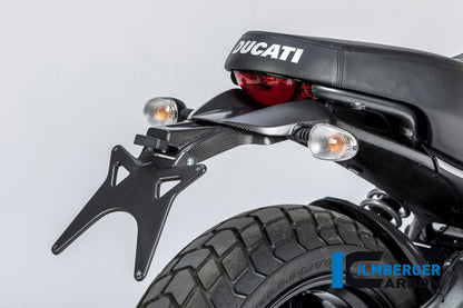 Upper Numberplate Holder matt Ducati Scrambler'16