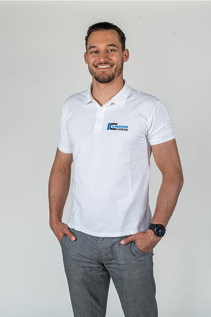 Poloshirt white