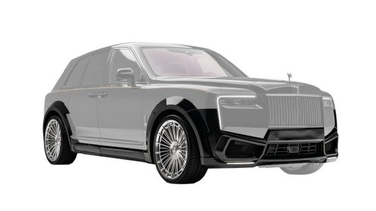 Rolls-Royce Cullinan - Series 2 optional front attachment and rear diffuser visible Carbon surcharge