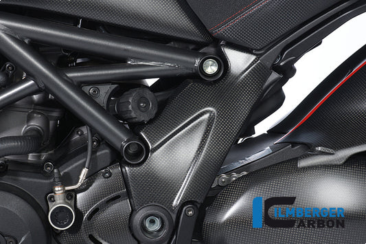 Frame cover left carbon