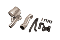 stainless steel front silencer incl. cat.