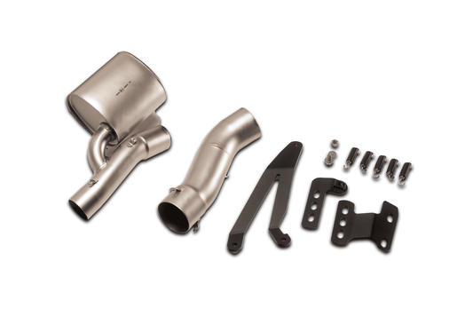 stainless steel front silencer incl. cat.