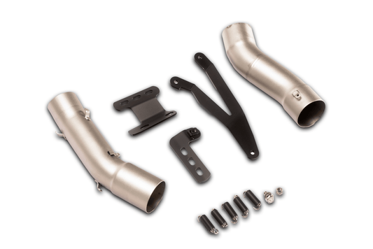 stainless steel connection tube replaces front silencer