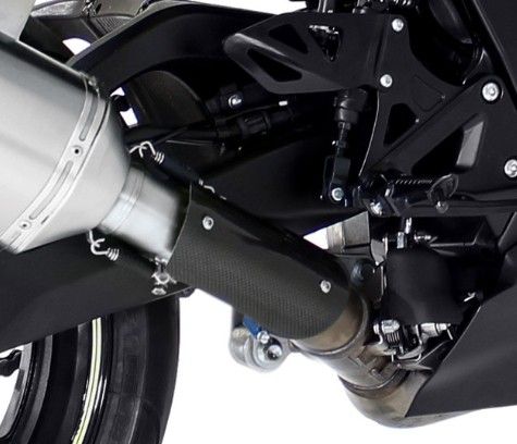 connecting tube incl. Carbon heat protecting shield
