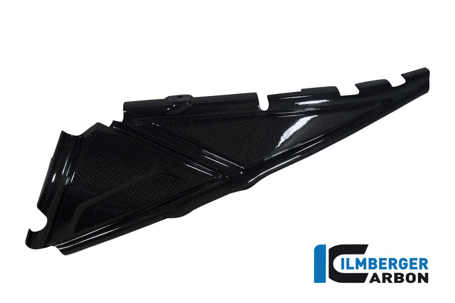 Rear frame cover left Carbon