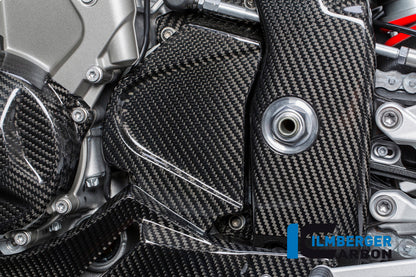Sprocket cover made of carbon