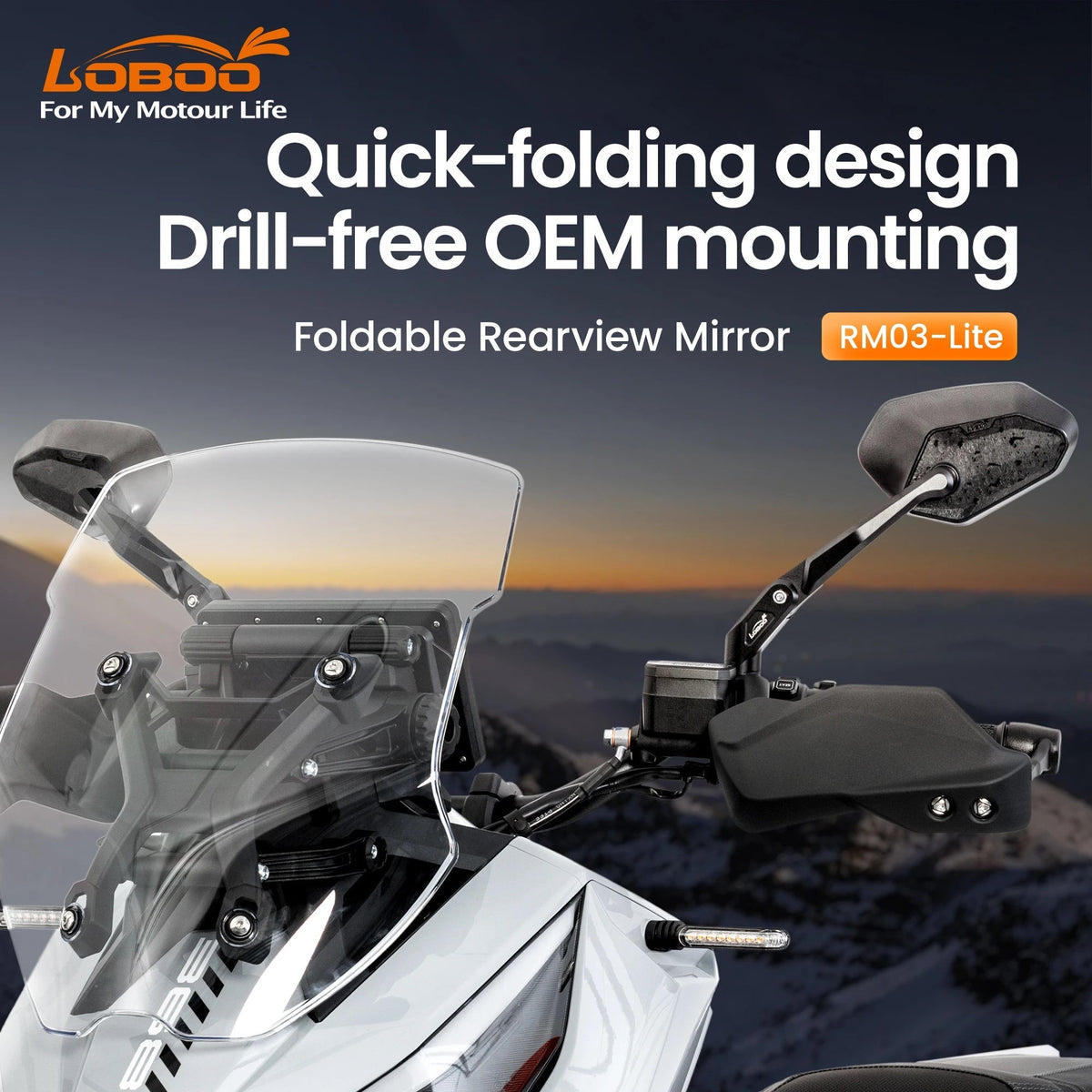 Foldable Rearview Mirror