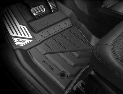 Heritage Customs Defender 90 - LHD 1st and 2nd row rubber floor mats