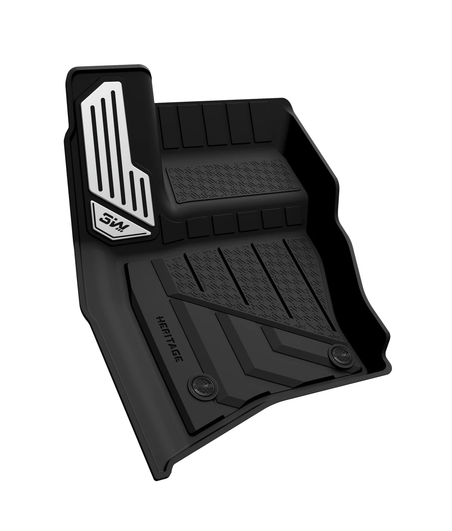 Heritage Customs Defender 130 - LHD 1st and 2nd row rubber floor mats