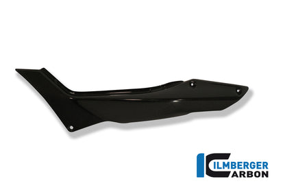 Side cover under seat left carbon