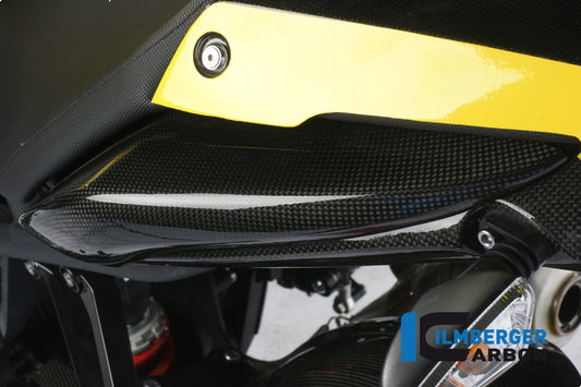 Left side cover under seat carbon