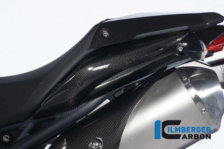 Left side cover under seat carbon