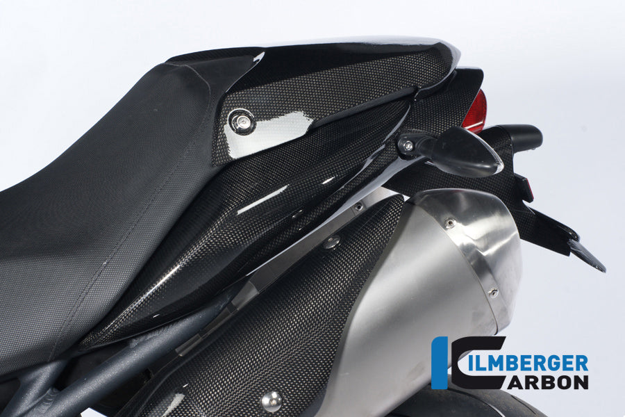 Left side cover under seat carbon