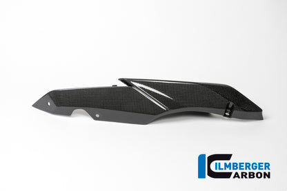 Side cover at seat right carbon