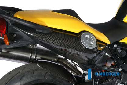 Side cover under seat right carbon