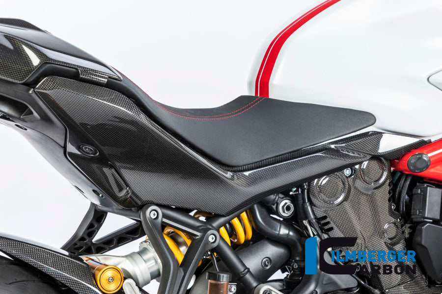 Underseat side panel right glossCarbon - Ducati Supersport 939