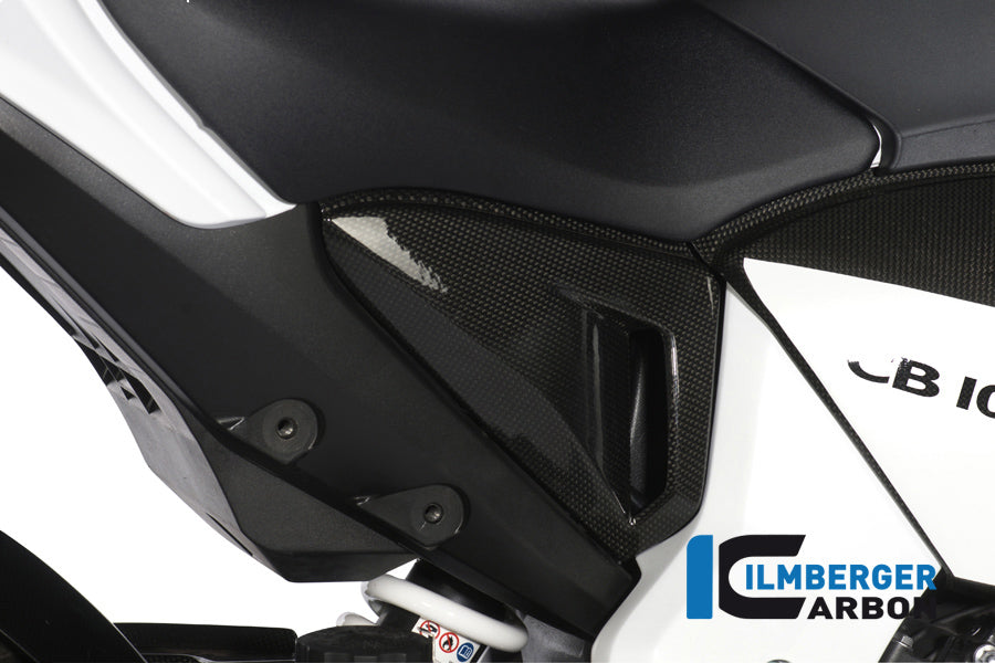Side cover under seat right carbon