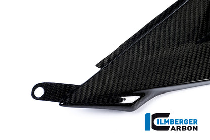 Right side cover on the tank carbon