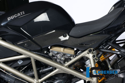 Left side cover under seat Ducati Streetfighter