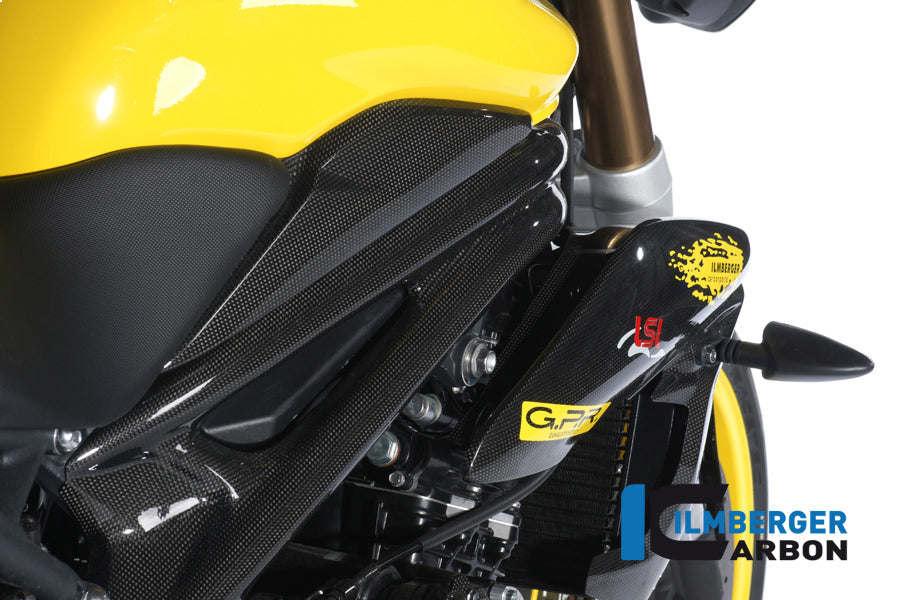 Side cover above the radiator right carbon