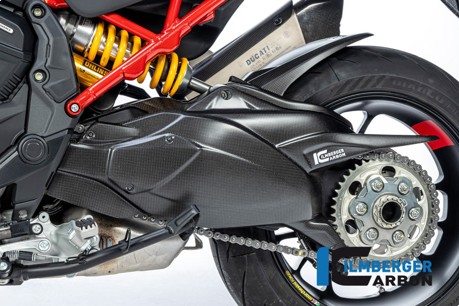 Swingarm cover with chainguard matt MTS/PP/RS