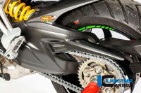 Swingarm Cover / upper Chainguard matt surface Carbon