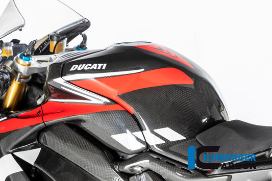 Tank fairing with crash pads Panigale V4 Racing