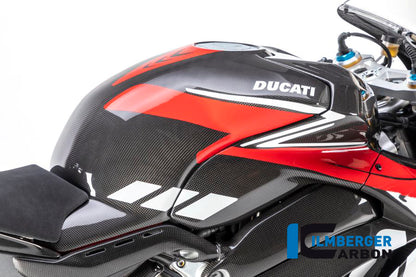 Tank fairing with crash pads matt Panigale V4 Racing
