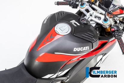 Tank fairing with crash pads matt Panigale V4 Racing
