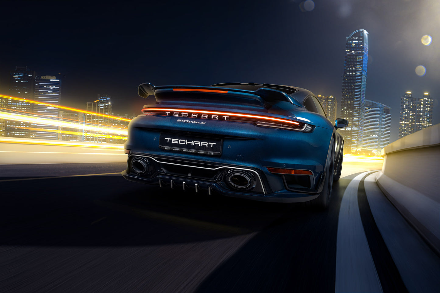 Porsche 992 Turbo (S) Cabriolet Rear Spoiler I