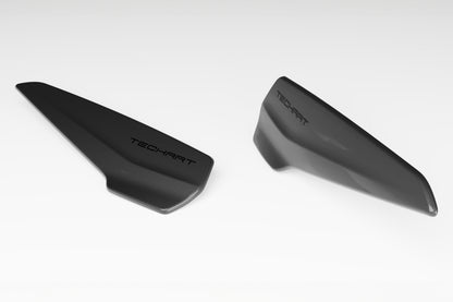 Porsche 9YA Cayenne Coupe from model year 2018 Roof Spoiler End Plates