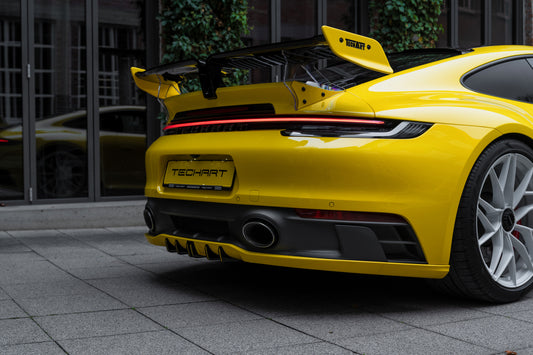 Porsche 992 Carrera with SportDesign rear apron Diffuser attachment rear bumper
