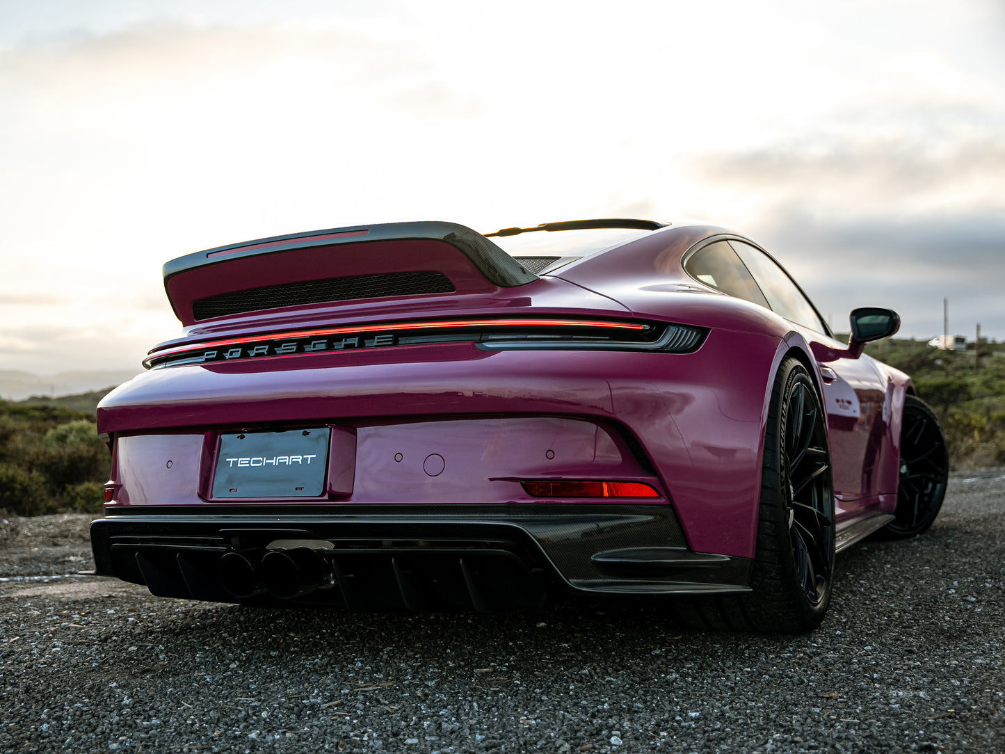 Porsche 992 Carrera Cabriolet Rear spoiler III