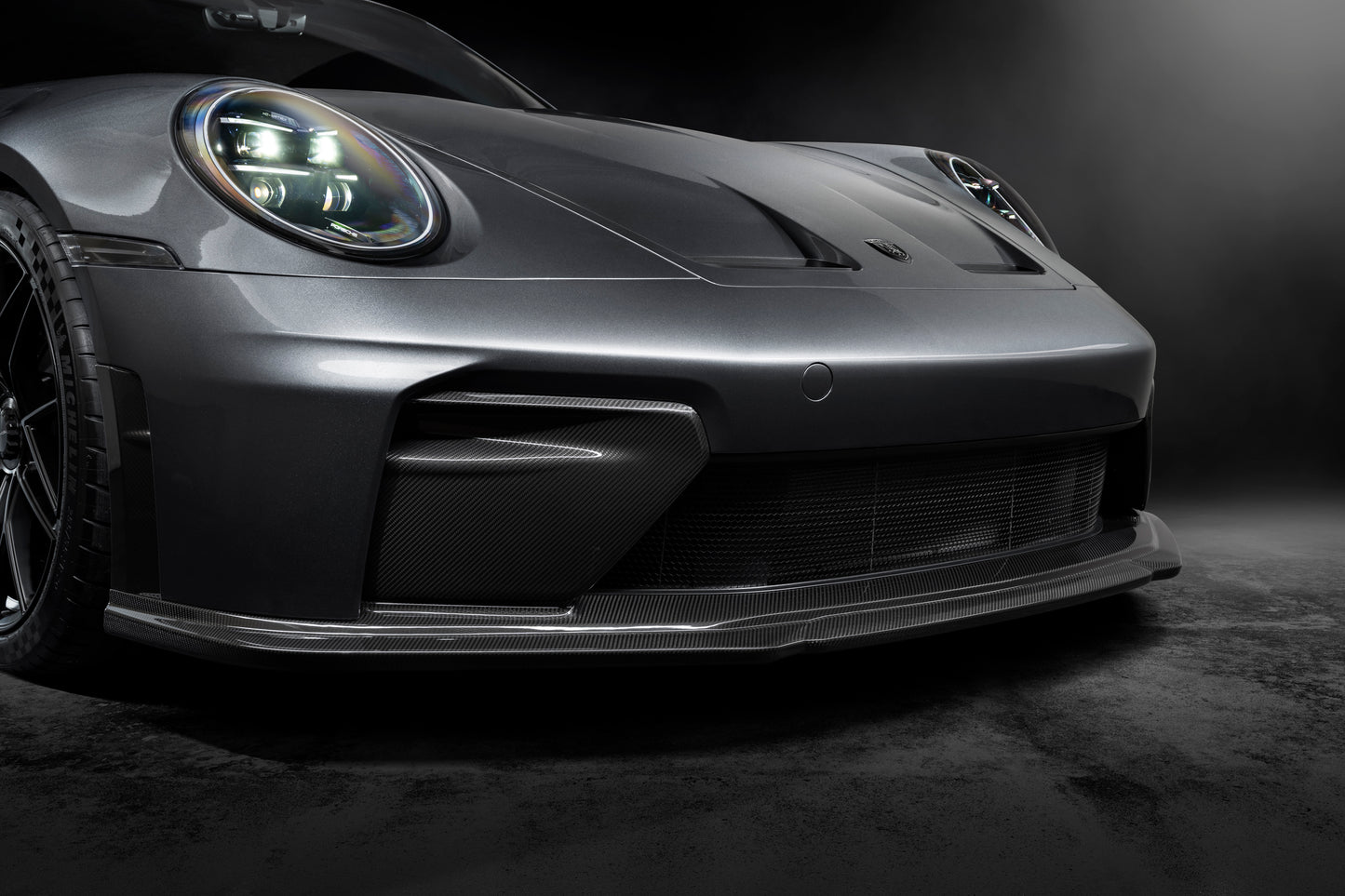 Porsche 992.2 GT3 Front air intake trim, carbon gloss