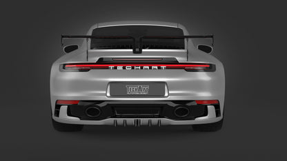 Porsche 992 Carrera with SportDesign rear apron Diffuser attachment rear bumper