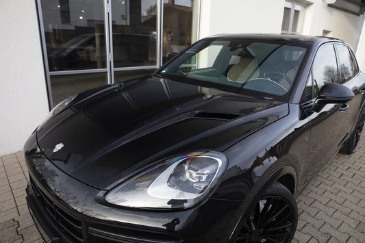 Porsche 9YA Cayenne / Coupe from model year 2018 Aero hood in carbon fiber