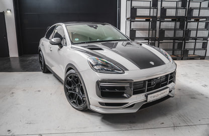 Porsche 9YA Cayenne / Coupe from model year 2018 Aero hood in carbon fiber