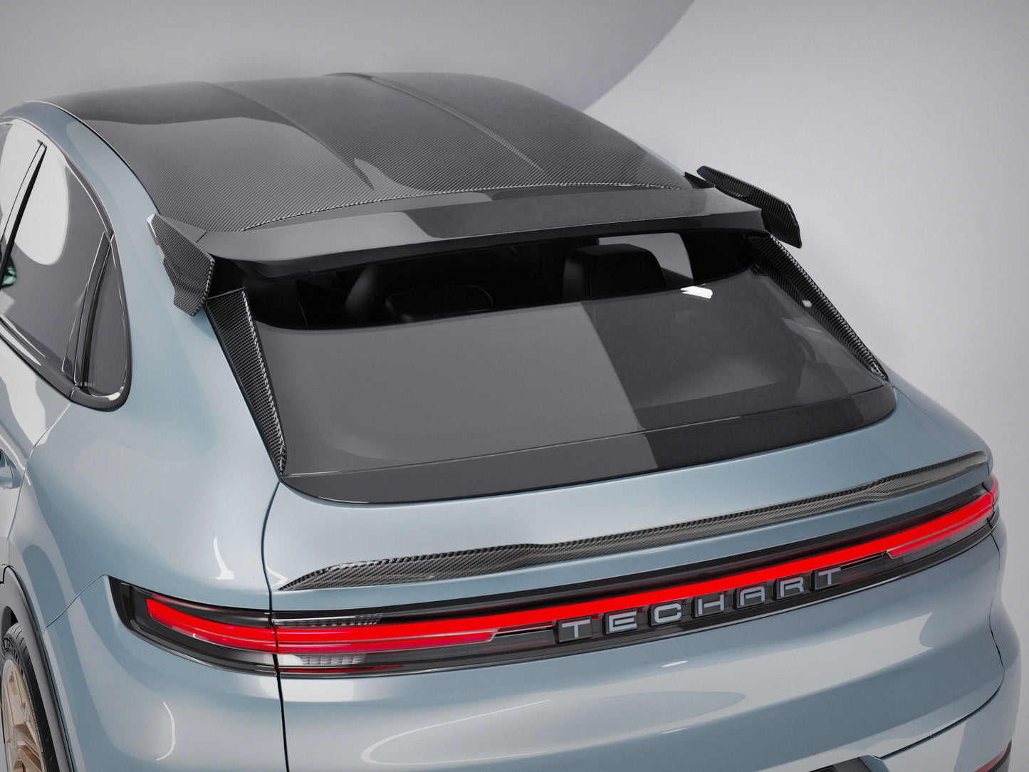 Porsche 9YA Cayenne Coupe from model year 2018 Aero Curtain Rear
