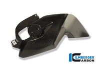 Tank side cover left Carbon