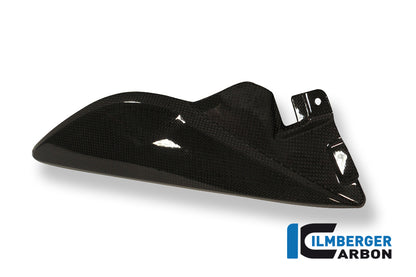 Tank side cover left Carbon