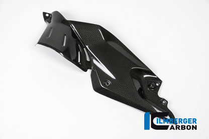 Side cover under tank left carbon